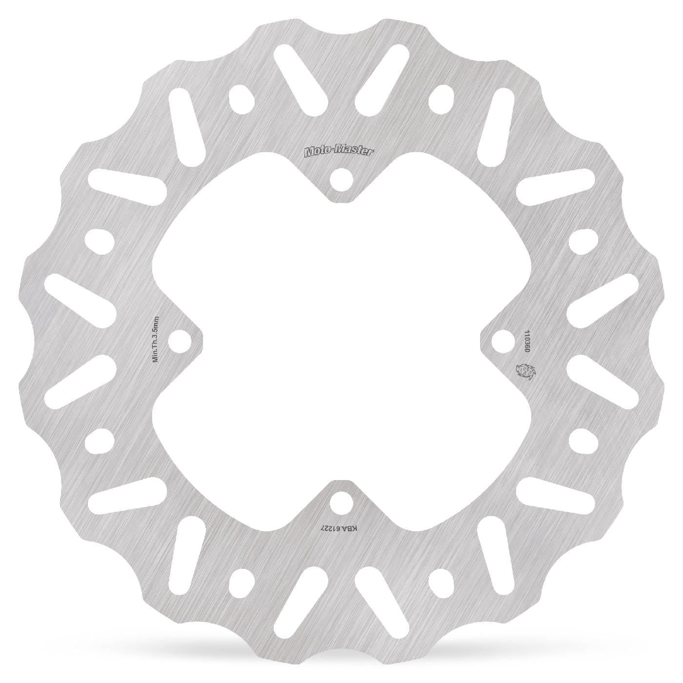 Moto-Master Rear Nitro Series 190 mm Brake Disc For Honda CR 80 1992-2002